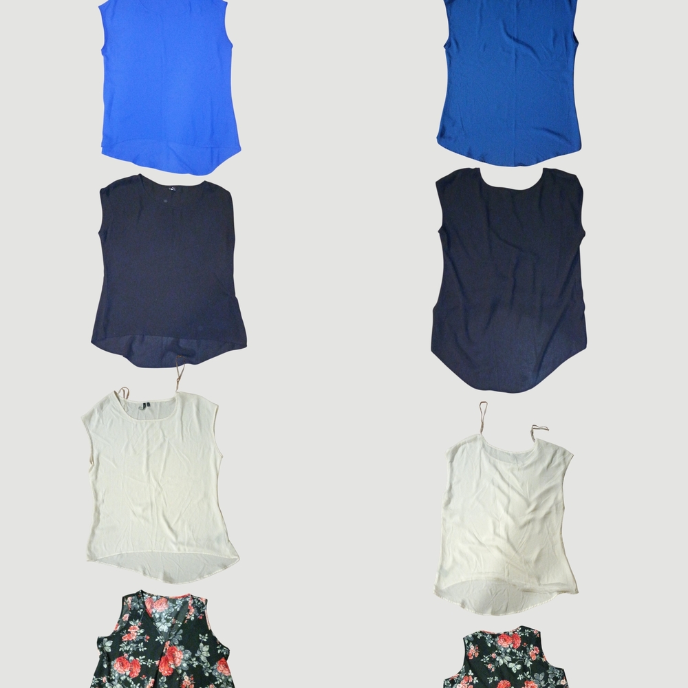 4pc Bundle Sleeveless Crewneck CasTop Dress Short sleeve Top Love Haight Sz Lg